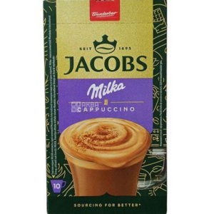 Jacobs Milka Cappuccino, 10 шт. х 18 г, в стіках