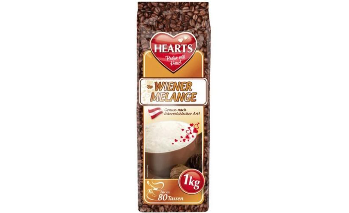 Капучино класичний віденський меланж Hearts Wiener Melange 1000г