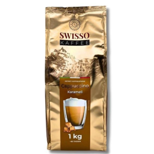 Капучино зі смаком карамелі SWISSO KAFFEE CAPPUCCINO Karamell 1000г
