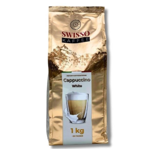 Капучино з делікатним молочним смаком SWISSO KAFFEE CAPPUCCINO White 1000г