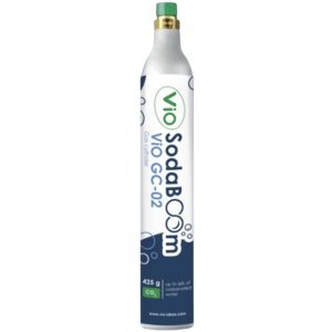 VIO SODABOOM GC-02, ГАЗОВИЙ БАЛОН СО2 ДЛЯ СИФОНІВ/АПАРАТІВ ДЛЯ ГАЗУВАННЯ ВОДИ, 425 Г